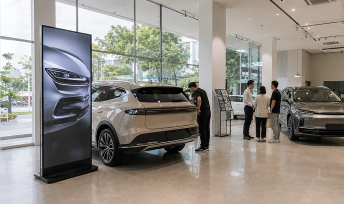 Brand Showroom Visual Presentation Display Mobile