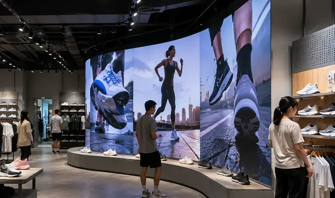 Brand Store LED Creative Display Walls Mobile