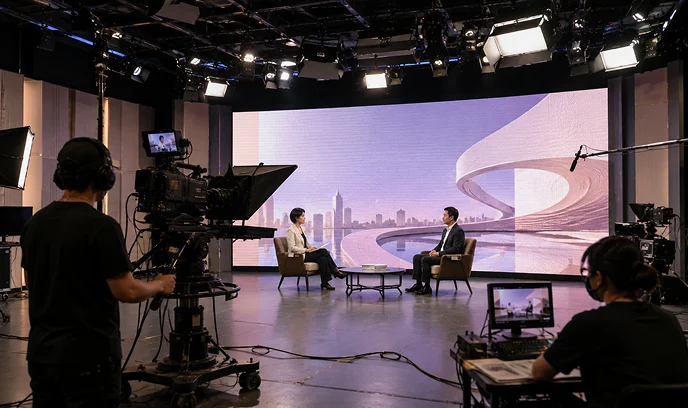 Broadcast Studio & Live Recording Backgrounds Mobile