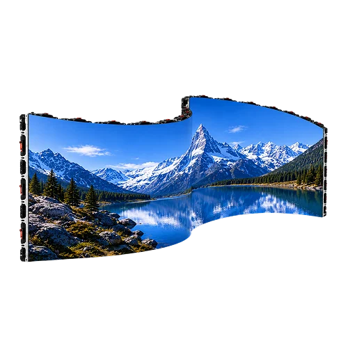 Close-View Curved Visuals